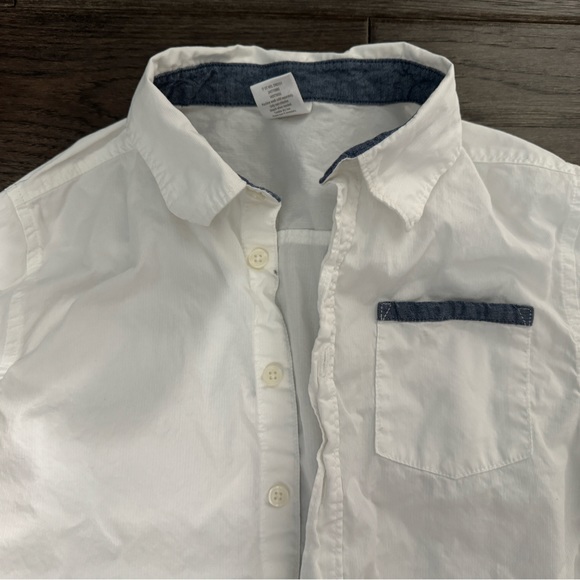 Gymboree youth 7/8 white shirt. Barely worn. - Picture 2 of 3